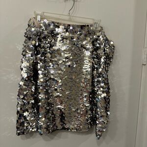 Sequins Mini Skirt